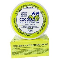 Фото Juno Zuowl Foot Elbow Cream Coconut - Крем для ног и локтей с кокосом, 100 мл