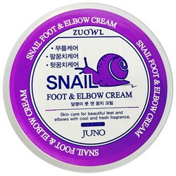 Фото Juno Zuowl Foot Elbow Cream Snail - Крем для ног и локтей с улиткой, 100 мл