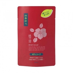 Фото Kumano cosmetics Body Soap - Жидкое мыло для тела Камелия, 600 мл