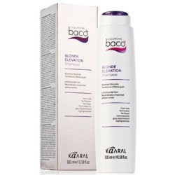 Kaaral Baco Color Collection-Blonde Elevation Shampoo - Шампунь дающий блеск волосам и тонирующий седые волосы, 300 мл фото Фото Kaaral Baco Color Collection-Blonde Elevation Shampoo - Шампунь дающий блеск волосам и тонирующий седые волосы, 300 мл