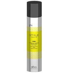Фото Kaaral Style Perfetto Fixer Strong Hold Protective Finishing Spray - Защитный лак для волос сильной фиксации, 400 мл