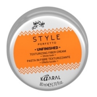 Kaaral Style Perfetto Unfinished Texturizing Fiber Cream - Волокнистая паста для текстурирования волос, 80 мл