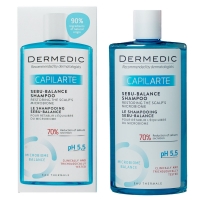 Dermedic Capilarte - Шампунь для жирных волос Sebu-Balance, восстанавливающий микробиом кожи головы, 300 мл 604-DM-176 - фото 2