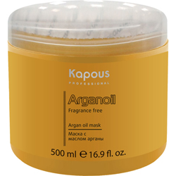 Фото Kapous Fragrance Free - Маска с маслом арганы, 500 мл