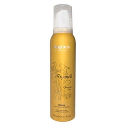 Фото Kapous Fragrance Free Arganoil - Мусс для волос сильной фиксации с маслом арганы, 150 мл.
