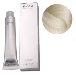 Фото Kapous Крем-краска для волос - 10 платиновый блонд 100 мл