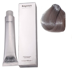 Фото Kapous Крем-краска для волос - 10.02 перламутрово-платиновый блонд 100 мл