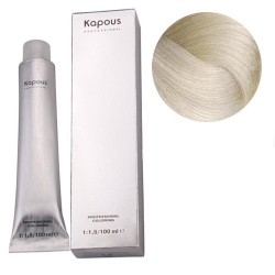 Фото Kapous - Крем-краска для волос, 10.1 пепельно-платиновый блонд, 100 мл