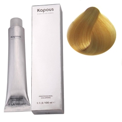 Фото Kapous Крем-краска для волос - 10.3 оч.светлый золотисто-платиновый блонд 100 мл