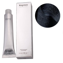 Фото Kapous Крем-краска для волос - 1.1 иссиня-черный 100 мл