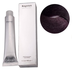 Фото Kapous Крем-краска для волос - 3.2 темный фиолетово-коричневый 100 мл