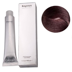 Фото Kapous Крем-краска для волос - 4.6 красно-коричневый 100 мл