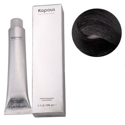 Фото Kapous Крем-краска для волос - 4.81 коричнево-пепельный 100 мл
