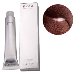 Фото Kapous Крем-краска для волос - 5.5 светло-коричневый махагон 100 мл