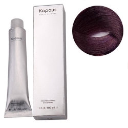 Фото Kapous Крем-краска для волос - 6.2 темный фиолетовый блонд 100 мл