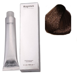Фото Kapous Крем-краска для волос - 6.23 темный перламутрово-бежевый блонд 100 мл