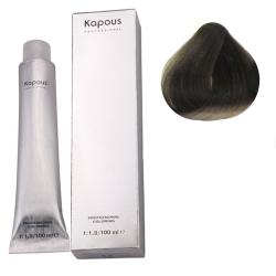 Фото Kapous Крем-краска для волос - 7.07 насыщенный холодный блонд 100 мл