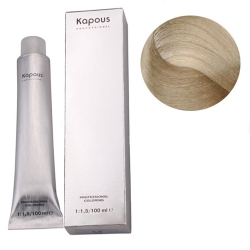 Фото Kapous Крем-краска для волос - 9.0 насыщенный очень светлый блонд 100 мл
