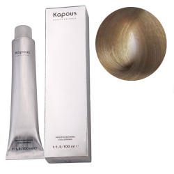 Фото Kapous Крем-краска для волос - 913 суперосветляющий бежевый блонд 100 мл