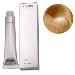 Фото Kapous Крем-краска для волос - 934 суперосветляющий золотисто-медный блонд 100 мл