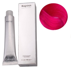 Фото Kapous Крем-краска для волос - Краска для цветного мелирования Фуксия 100 мл
