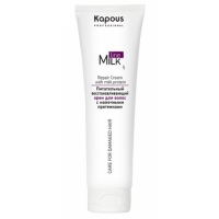 

Kapous Milk Line - Питательный восстанавливающий крем для волос с молочными протеинами, 150 мл
