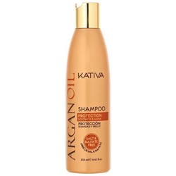 Фото Kativa Argan Oil Shampoo - Шампунь для волос увлажняющий с маслом арганы, 250 мл