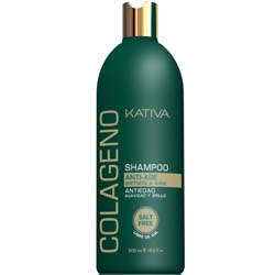 Фото Kativa Collageno Shampoo - Шампунь для волос восстанавливающий с коллагеном, 500 мл