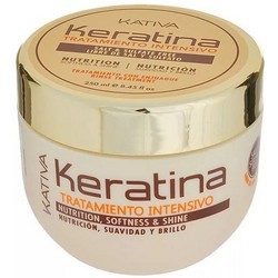 Фото Kativa Keratina - Маска для поврежденных и хрупких волос с кератином, 250 мл
