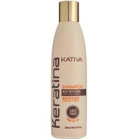 Kativa Keratina Shampoo - Шампунь укрепляющий для всех типов волос с кератином, 250 мл от Professionhair