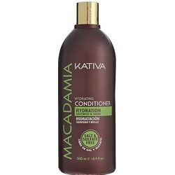 Фото Kativa Mаcadamia Conditioner - Кондиционер увлажняющий для нормальных и поврежденных волос, 500 мл