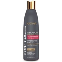Kativa Omega Complex Shampoo - Шампунь антистрессовый для поврежденных волос, 250 мл - фото 1