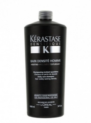 Фото Kerastase Densifique Bain Densite Homme - Уплотняющий шампунь-ванна для мужчин, 1000 мл