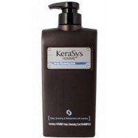 Фото Kerasys Homme Deep Cleansing Cool Shampoo - Шампунь освежающий для мужчин, 550 мл.