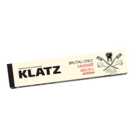 Зубная паста Klatz BRUTAL ONLY - Для мужчин Бешеный имбирь без фтора, 75мл зубная паста klatz brutal only для мужчин дикий можжевельник 75мл