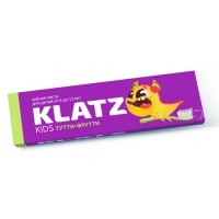 Зубная паста Klatz KIDS - Тутти-фрутти, 48 мл наполнитель eco premium тутти фрутти древесный для кошачьего туалета 20 л