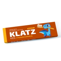Зубная паста Klatz KIDS  - Утренняя карамель без фтора, 48 мл зубная паста klatz kids утренняя карамель без фтора 48 мл