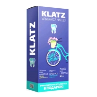 Набор Зубная паста Klatz LIFESTYLE - Свежее дыхание, 75 мл  +  Комплексный уход, 75мл + Зубная щетка LIFESTYLE средняя