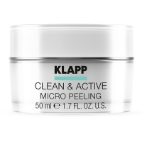 Klapp - Микропилинг CLEAN & ACTIVE Micro Peeling, 50 мл очищающий тоник для любого типа кожи premium clean 5550254 150 мл