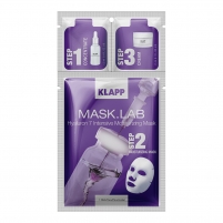 Фото Klapp Hyaluron 7 Intensive Moisturizing Mask - Набор: концентрат, маска, крем, 1 шт