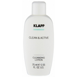 Фото Klapp Clean And Active Cleansing Lotion - Молочко очищающее, 75 мл