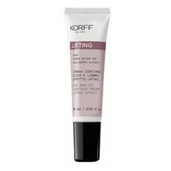 Фото Korff Lifting Eye Cream and Lips - Крем для контура глаз и губ, 15 мл