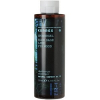 

Korres Blue Sage Lime Fir Wood Shower Gel - Гель для душа с шалфеем, липой и елью, 250 мл