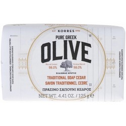 Фото Korres Pure Greek Olive Traditional Soap Cedar - Мыло с экстрактом кедра, 125 г