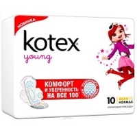 Kotex Ultra Young - Прокладки для девочек-подростков, 10 шт - фото 1