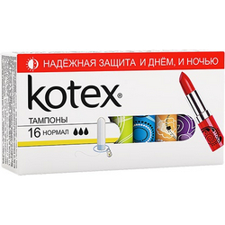 Фото Kotex Ultrasorb Normal - Тампоны, 16 шт