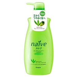 Фото Kracie Naive Aloe&Grape Oil Shampoo - Шампунь для нормальных волос, Алоэ и Виноградные косточки, 550 мл.