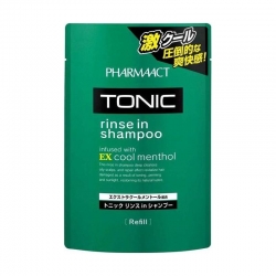 Фото Kumano cosmetics Tonic Rinse in Shampoo - Тонизирующий шампунь 2 в 1 для мужчин, сменный блок, 350 мл