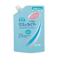 Kumano cosmetics Cool Medicated Rinse in Shampoo - Шампунь слабокислотный против перхоти и зуда, сменный блок, 800 мл
