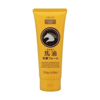 

Kumano cosmetics Natural Oil - Пенка для умывания с лошадиным маслом Очищающая для жирной кожи, 130 г
